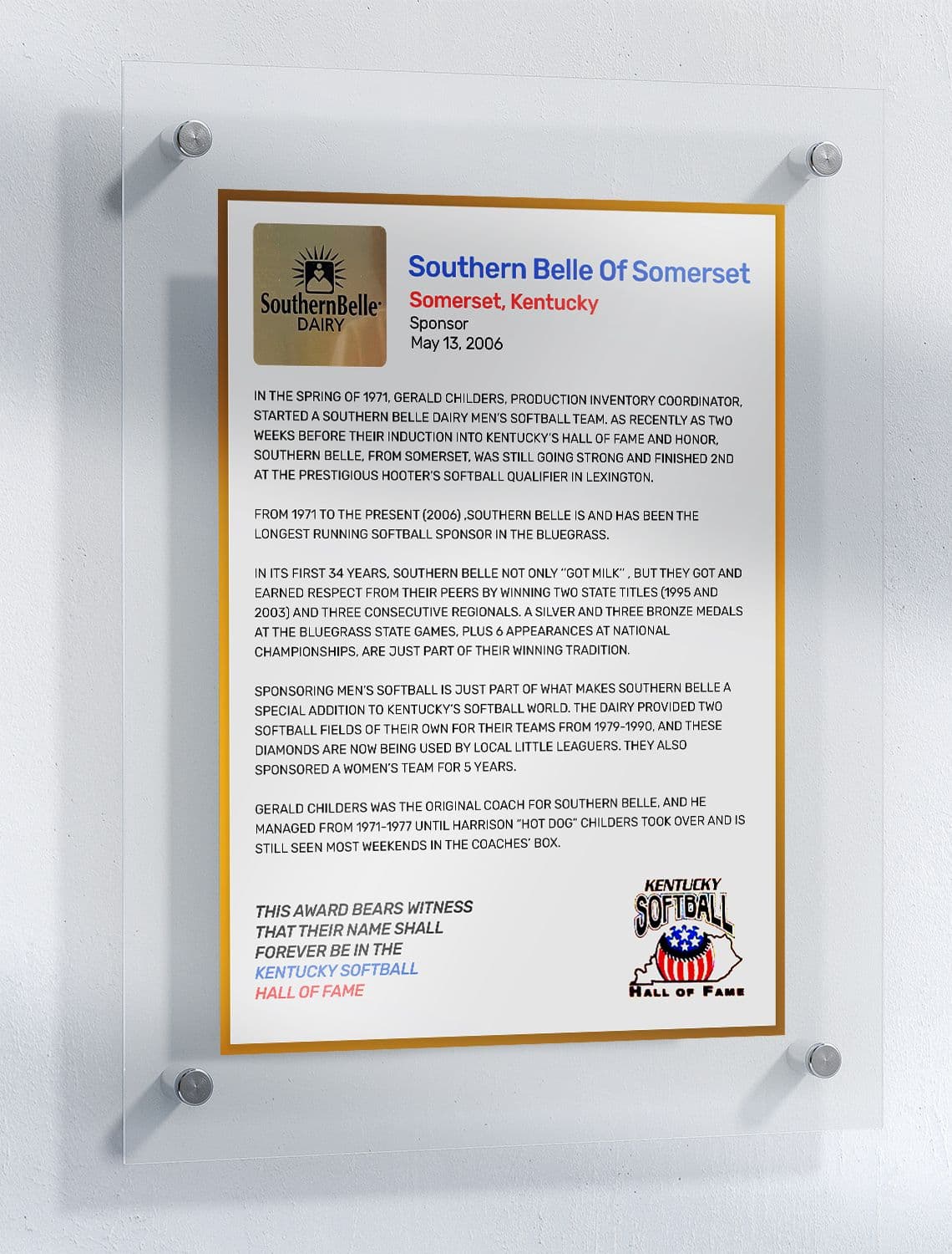 Southern Belle Of Somerset