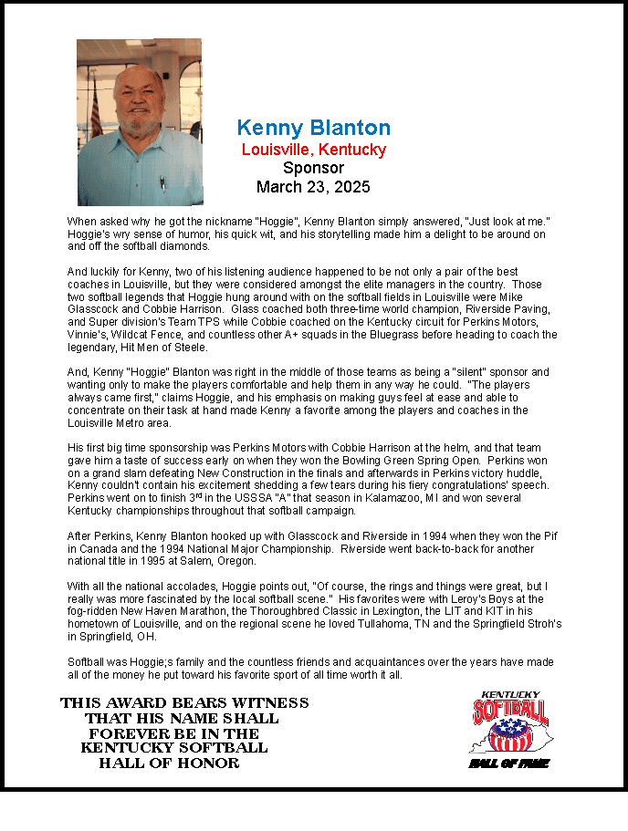 Blanton, Kenny