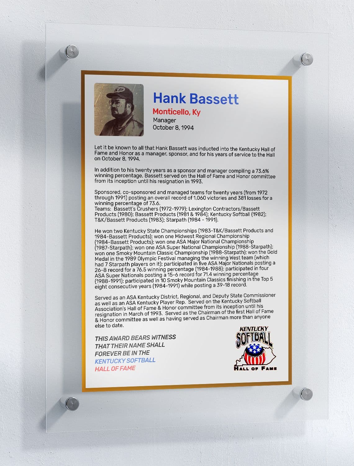Bassett, Hank