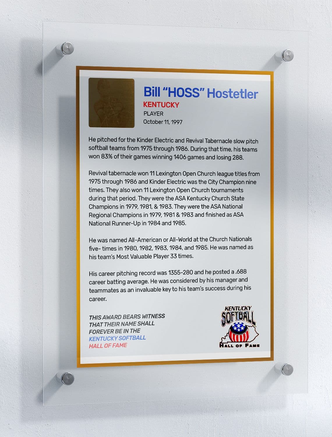 Hostetler, Bill "Hoss"