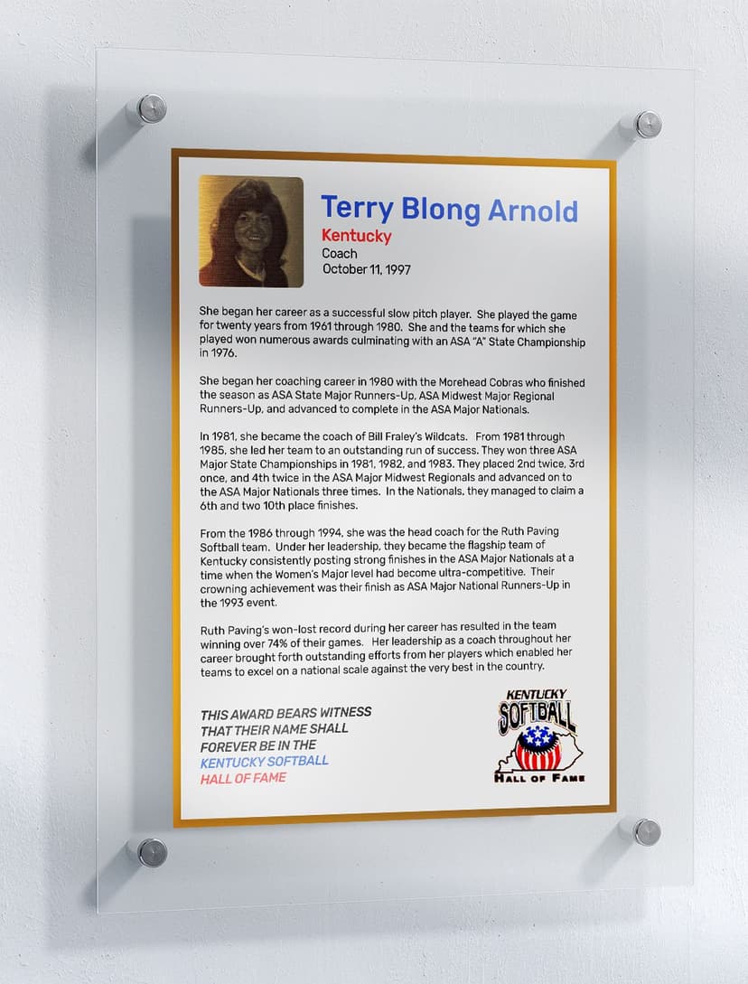 Arnold, Terry Blong