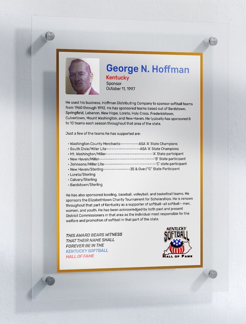 Hoffman, George N.
