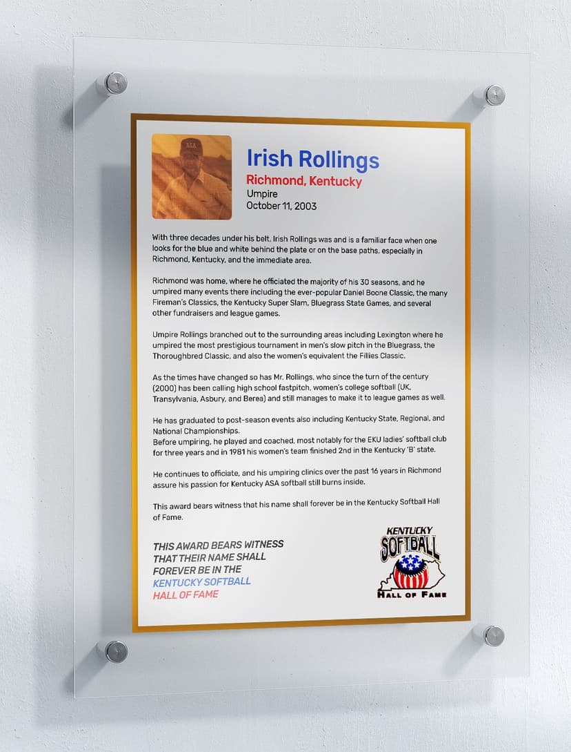 Rollings, Irish
