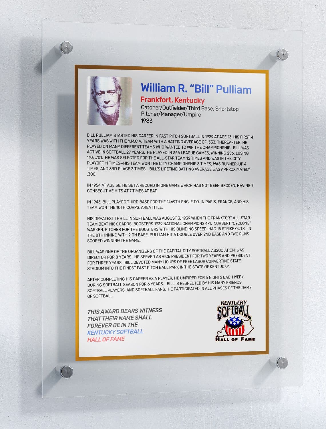 Pulliam, William R. "Bill"