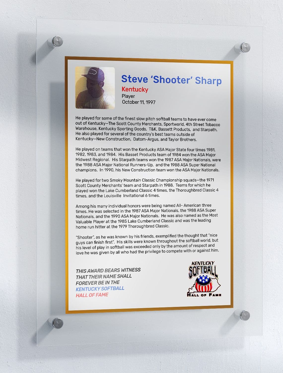 Sharp, Steve "Shooter"
