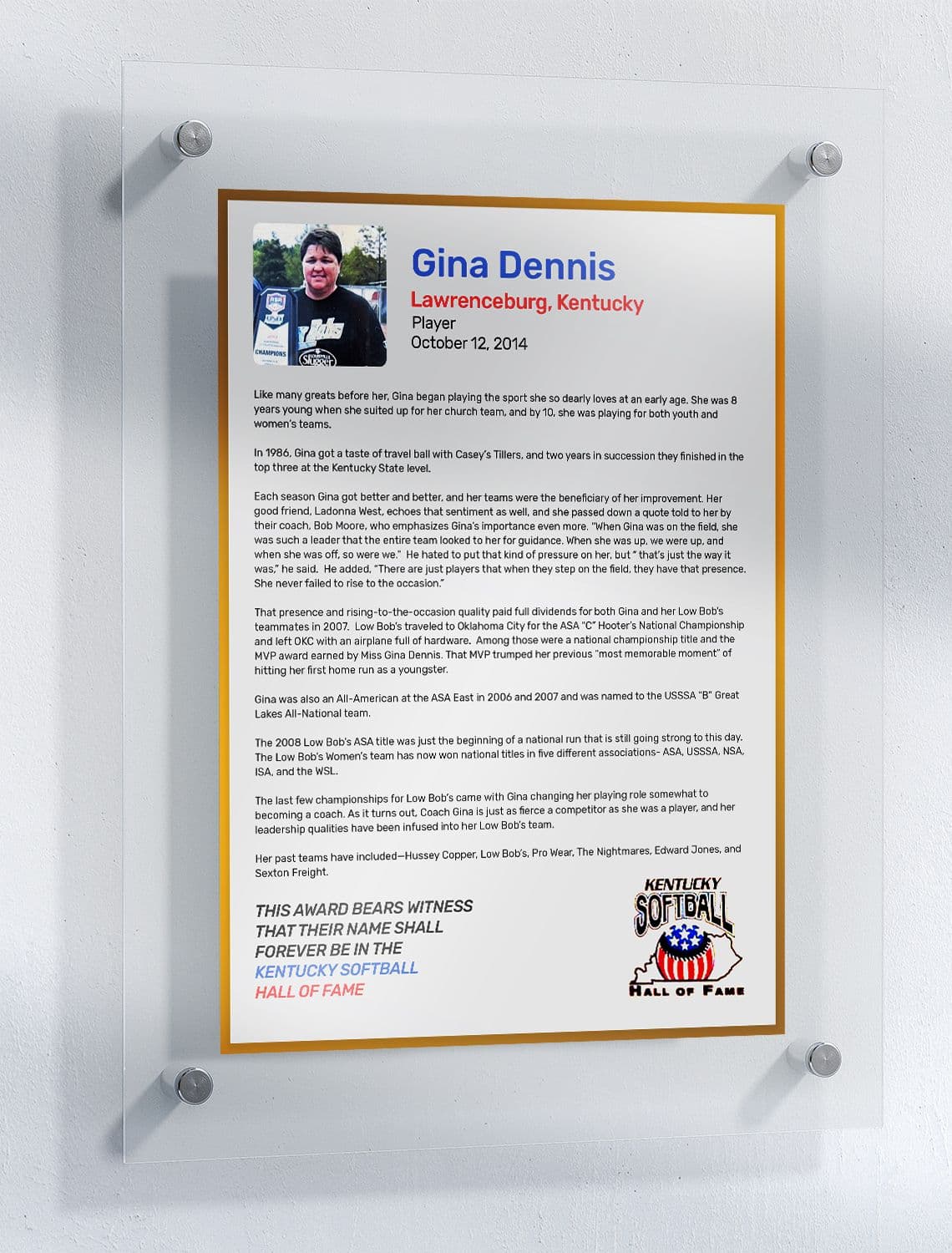 Dennis, Gina