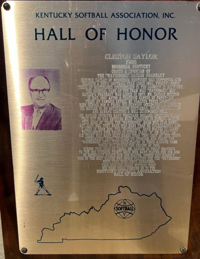 Saylor, Cleston, Kentucky Softball Hall of Fame