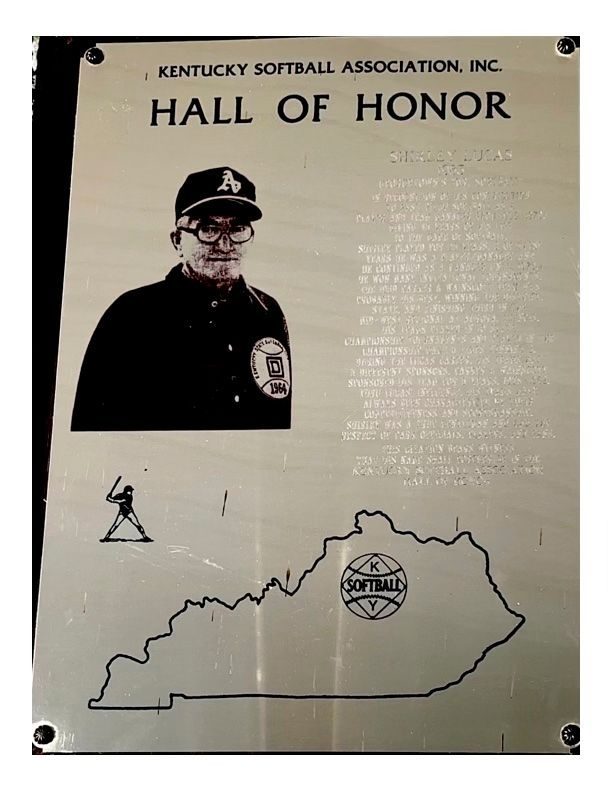 Lucas, Shirley, Kentucky Softball Hall of Fame inductee